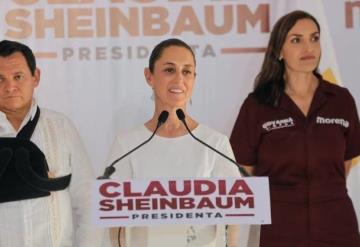 Claudia Sheinbaum y Joaquín Díaz mena anuncian ´´renacimiento Maya´´, el proyecto para fortalecer la prosperidad de Yucatán a través del tren maya