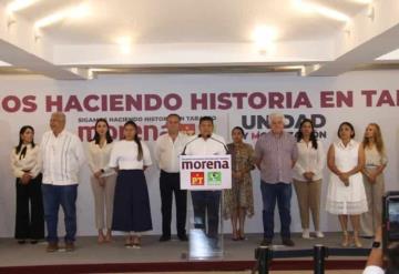 Presenta Javier May su equipo de campaña; adelanta que expondrá 50 compromisos al pueblo