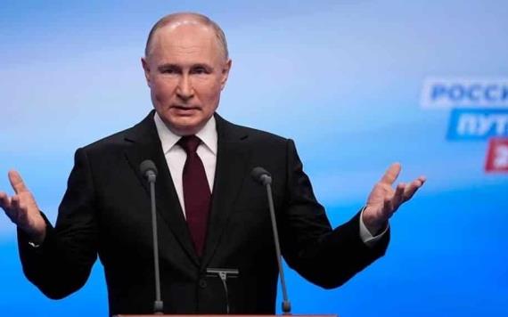 Tras victoria electoral, Putin da las gracias a los rusos: Todos somos un solo equipo