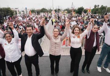 ´´Vamos a lograr la seguridad en cada rincón de nuestro país: Claudia Sheinbaum ante el pueblo de Río Bravo, Tamaulipas