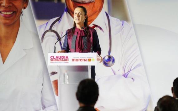 "Pretendemos impulsar el mejor sistema de salud pública en términos de bienestar": Claudia Sheinbaum presenta su eje de gobierno