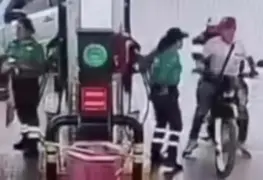 Asaltantes en gasolinera de Edomex acaban tundidos y bañados con combustible