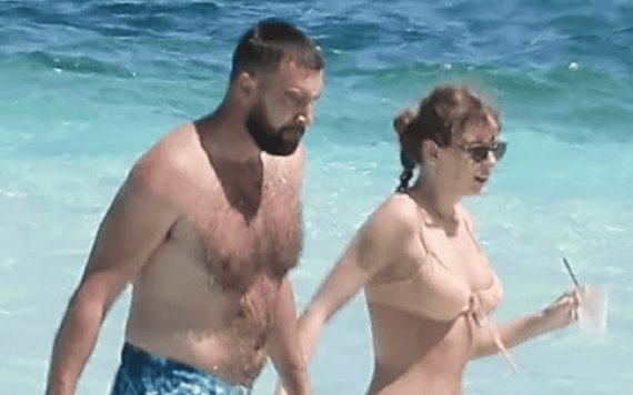 Así lucieron Taylor Swift y Travis Kelce en sus vacaciones por las Bahamas