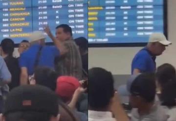 Tuca Ferretti pasa tremendo coraje y protagoniza discusión en el Aeropuerto de la CDMX