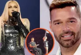 Ricky Martin sorprende al aparecer en concierto de Madonna