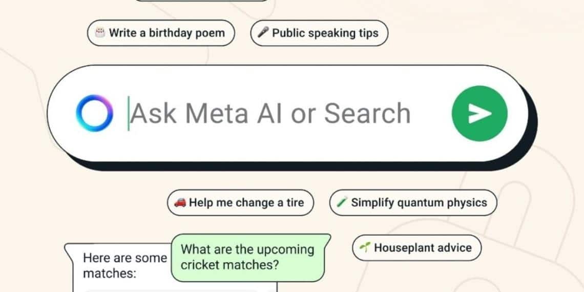 Meta anunció "Meta AI", un asistente de inteligencia artificial que funcionará en Facebook, Instagram, WhatsApp y Messenger.