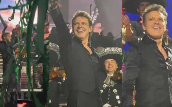 Sorprenden a Luis Miguel con Las Mañanitas en pleno concierto