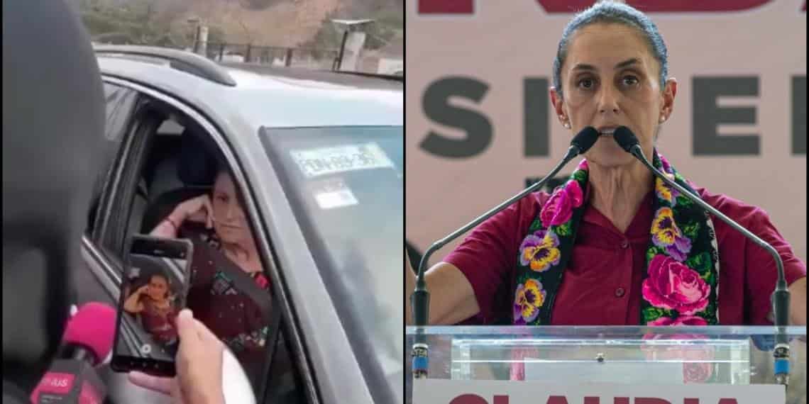 Encapuchados interceptan a Claudia Sheinbaum en Chiapas; ¿fue un montaje?