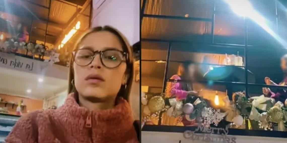 Madre causa polémica por quedarse a vigilar la cita de su hija con amigas 