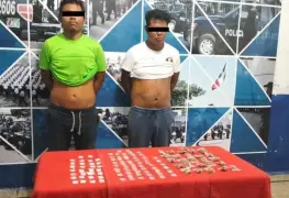 Detiene SSPC a dos personas implicadas en venta de drogas