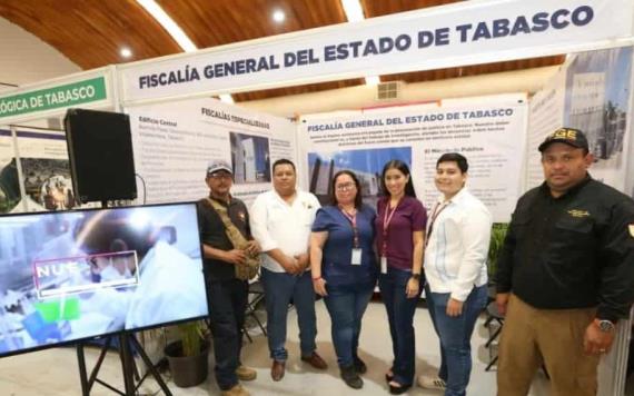 FGE da servicios de orientación y apoyo a la ciudadanía en la Feria Tabasco 2024