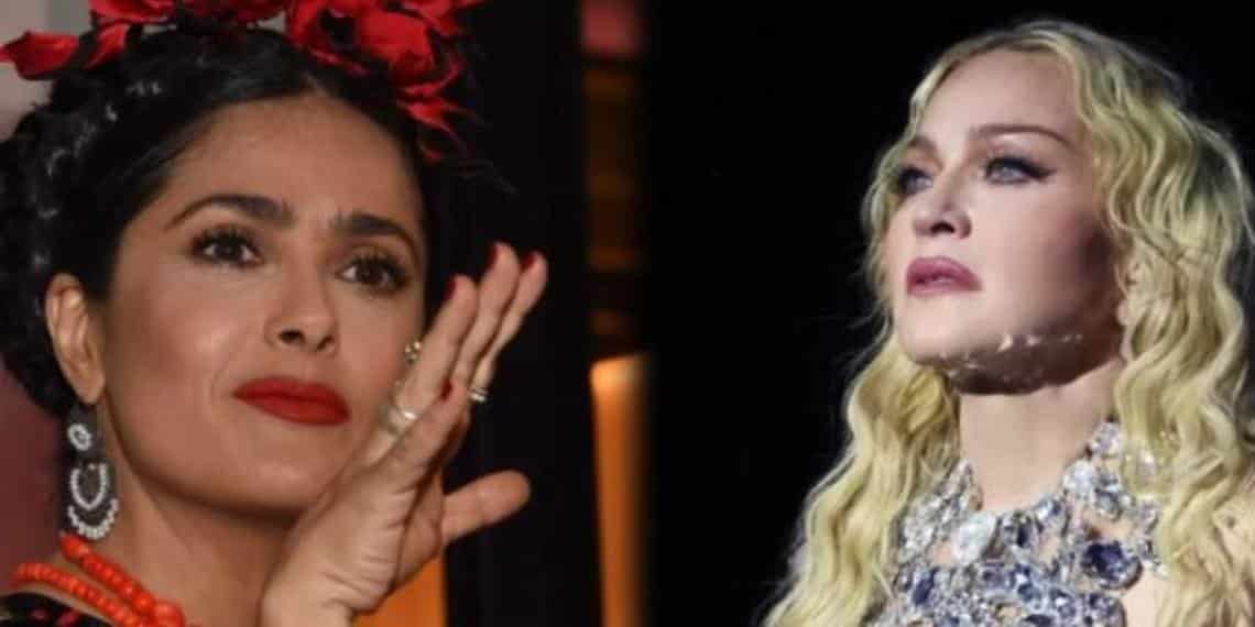 Salma Hayek fue la invitada especial en el último concierto de Madonna en la gira de CDMX