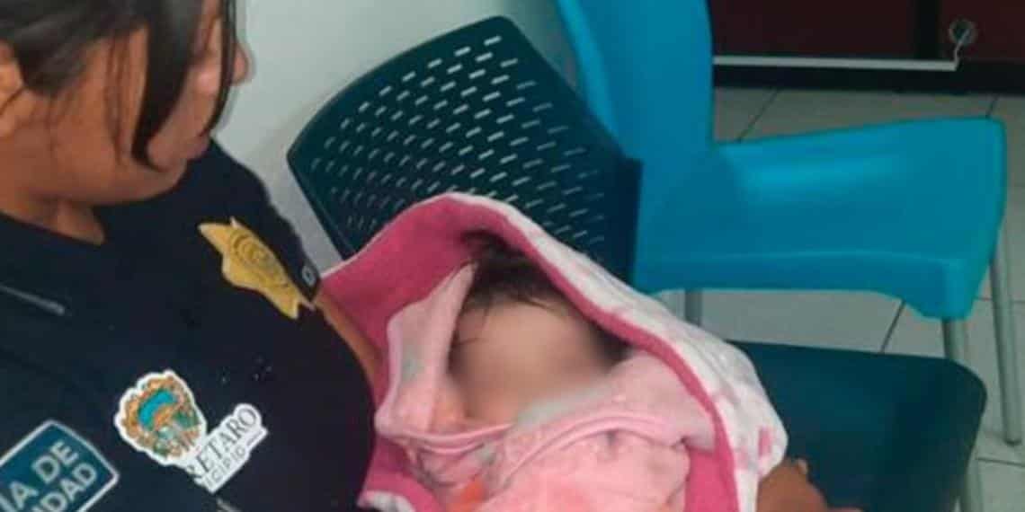 Madre encargó a su bebé en caseta de vigilancia y no regresó por ella en Querétaro