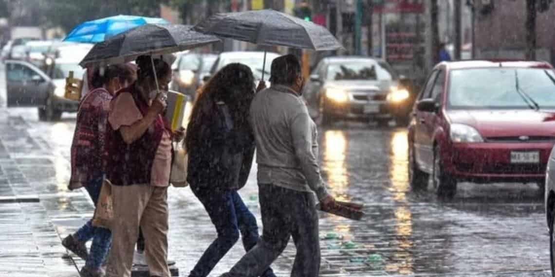 Lluvias y chubascos, descargas eléctricas y posible caída de granizo