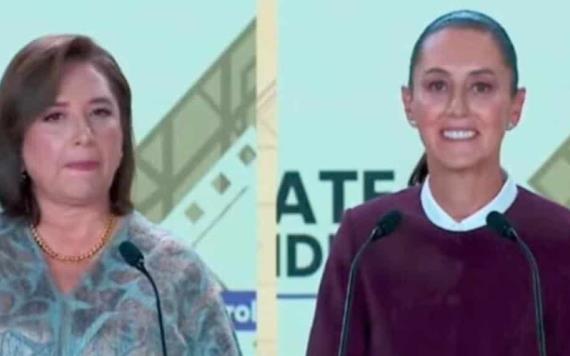 Sheinbaum y Gálvez entraron en descalificaciones y señalamientos en segundo debate presidencial