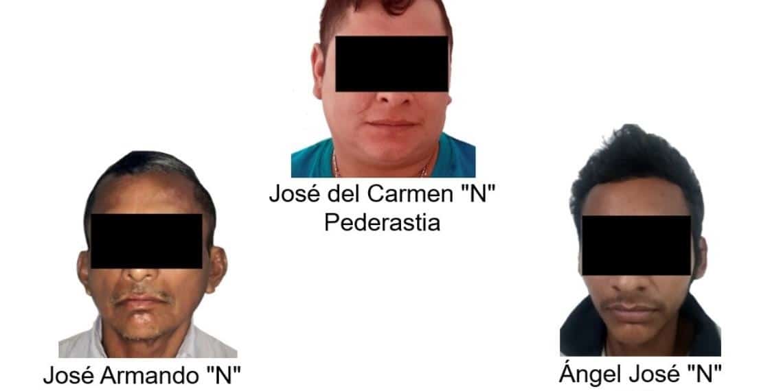 Seis detenidos por robo, pederastia y violencia familiar