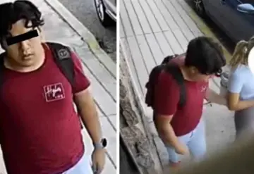 ¡Acosador! Video exhibe a sujeto que manoseo a mujer en plena calle