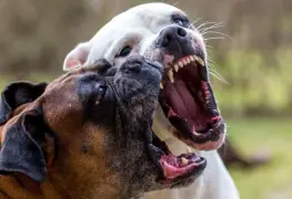 Pitbulls atacan a un sujeto en Filadelfia, la policía disparo contra uno de ellos