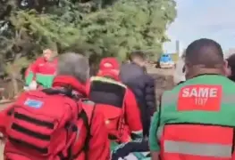 Reportan decenas de heridos tras el choque de un tren con una locomotora en Buenos Aires