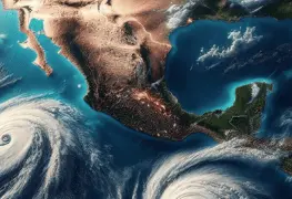 ¿Cuántos ciclones y huracanes se aproximan a México?