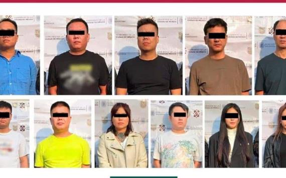 Detienen a 11 personas de nacionalidad china relacionados con explotación sexual