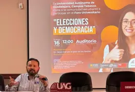 Realizan debate sobre Elecciones y Democracia en la UAG