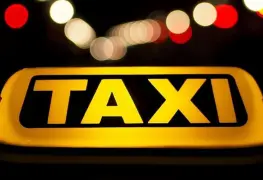 Captan taxi que llevaba amarrado a un perrito en el toldo