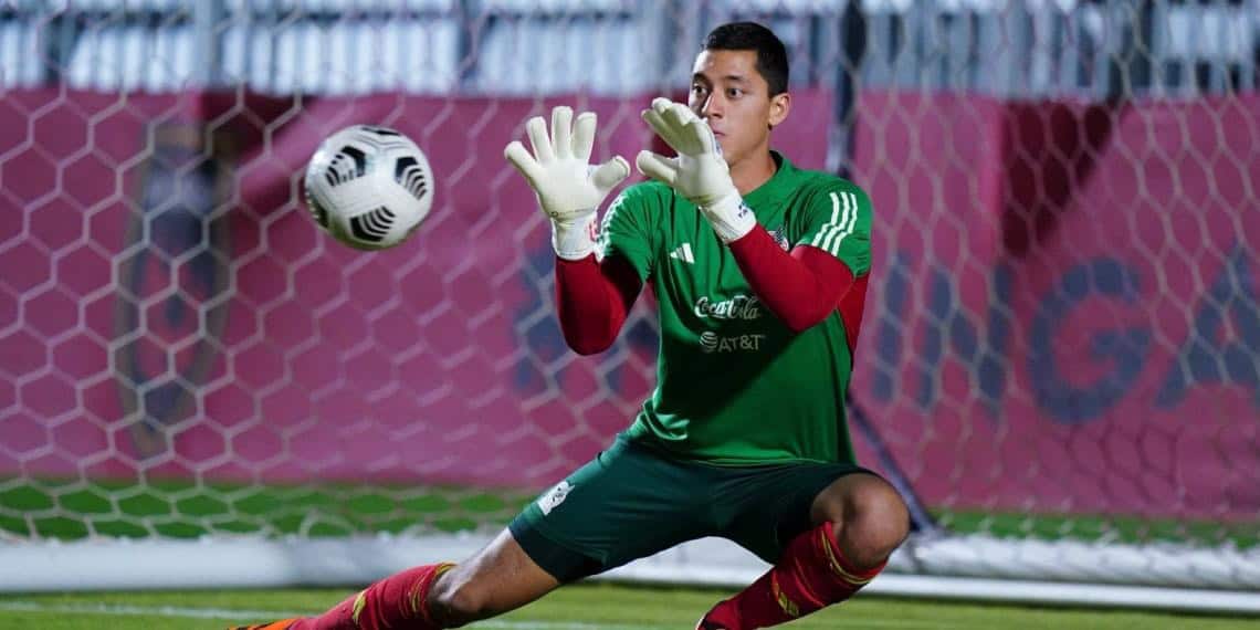 El portero tabasqueño Fernando Tapia está concentrado con la Selección Mexicana Sub23 de cara al torneo Maurice Revello