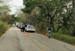 Accidente sobre la carretera Tenosique - Emiliano Zapata