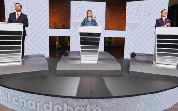 Claudia Sheinbaum ganó el tercer debate, consideran encuestadoras