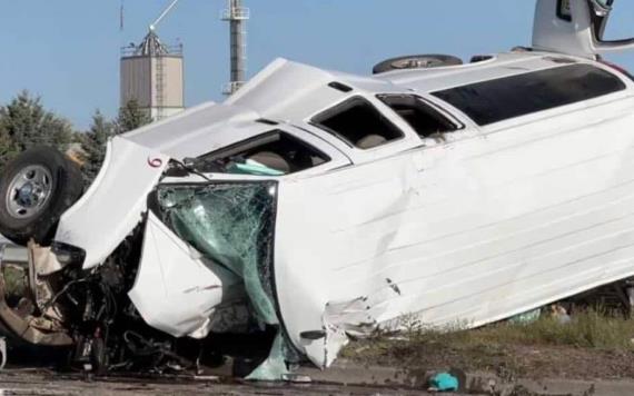 Fallecen 6 trabajadores agrícolas mexicanos en accidente vial en Idaho Falls