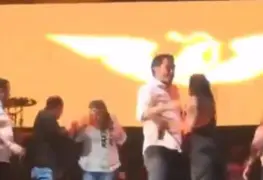 Colapsa templete de Jorge Álvarez Máynez; advirtieron fuertes torbellinos