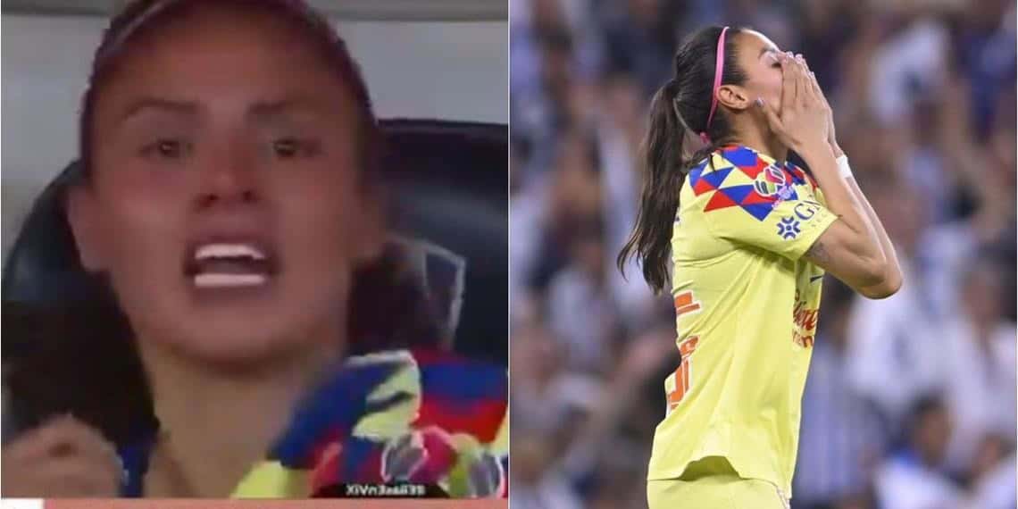 Karen Luna, jugadora del América, explota contra camarógrafo de TUDN tras derrota contra Rayadas