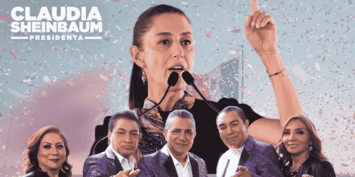 Clara Brugada y Claudia Sheinbaum cerrarán campaña en el Zócalo con mitin y concierto de Los Ángeles Azules