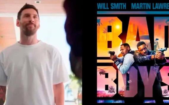 El campeón del mundo Lionel Messi hace un cameo en la promoción de "Bad Boys: Ride or Die"