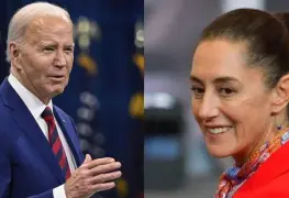 Biden felicita a Sheinbaum; anticipa que trabajará cercanamente con ella