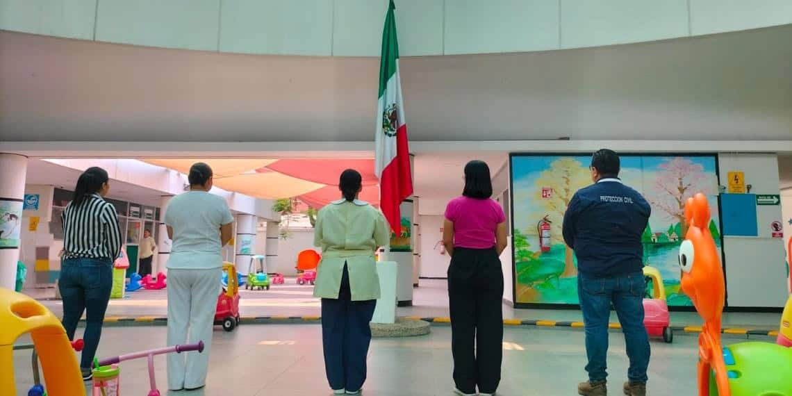 Realiza IMSS Tabasco simulacro de incendio por aniversario luctuoso de la Guardería ABC