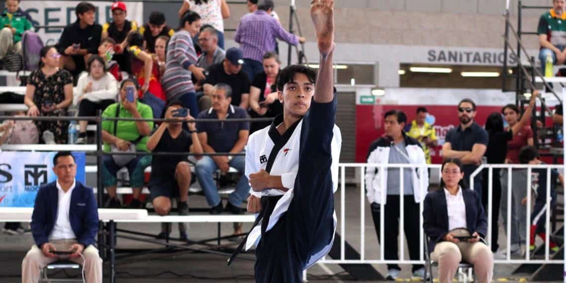 Taekwondoínes tabasqueños están sacando la casta en el Campeonato Nacional de Cintas Negras G5 2024