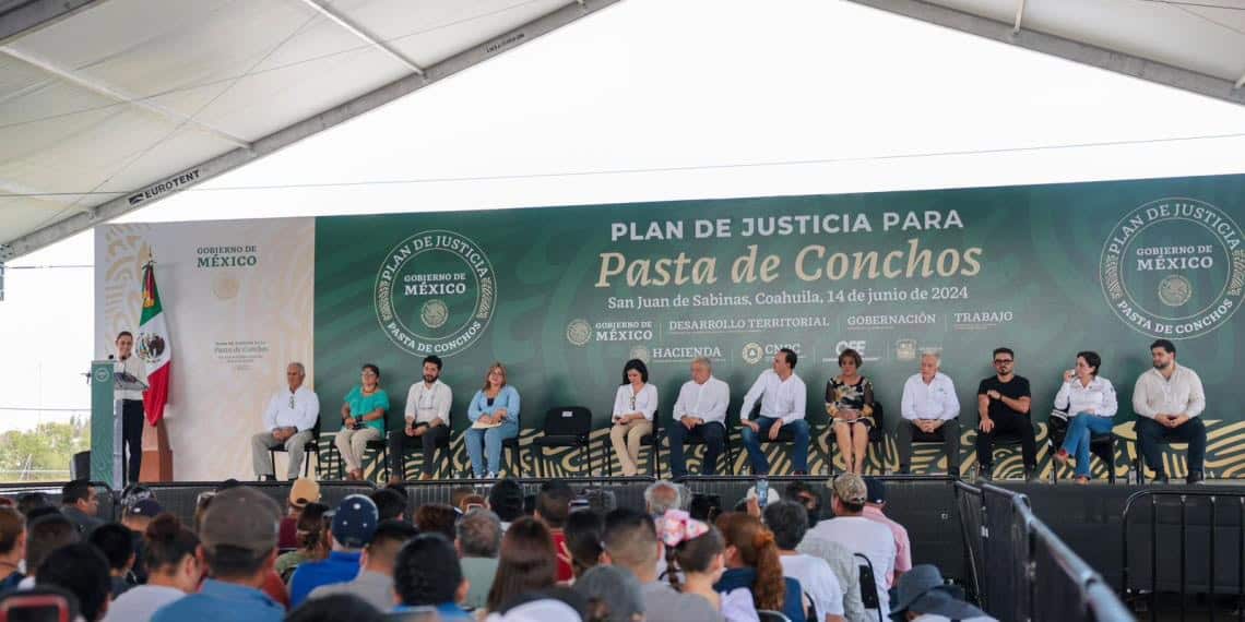 La prioridad en el caso de Pasta de Conchos es garantizar la justicia, según el presidente AMLO