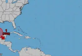 Aumenta probabilidad de formarse un ciclón tropical en el Golfo de México