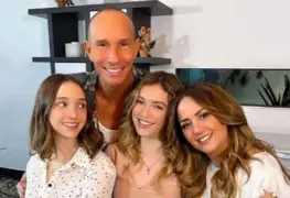 Andrea Legarreta y Erik Rubín, juntos de nuevo por su hija Mía