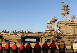 Portaaviones estadounidense arriba a Corea del Sur para maniobras conjuntas