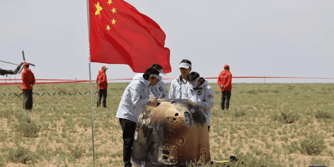 China toma muestras del lado oculto de la Luna