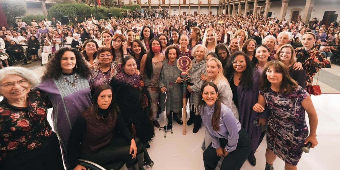 Es tiempo de las mujeres y de transformación. Nunca un México sin nosotras: Claudia Sheinbaum