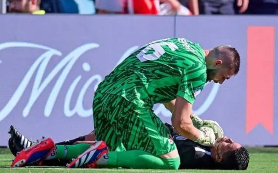 Árbitro del Perú Vs Canadá se desvanece en pleno partido