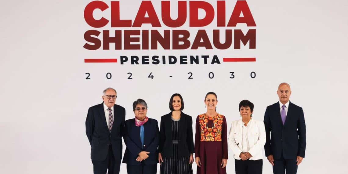 Este es el gran equipo que presentamos hoy: Claudia Sheinbaum