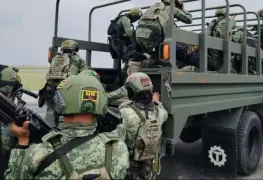 Llegan refuerzos militares y de la Guardia Nacional a Chiapas