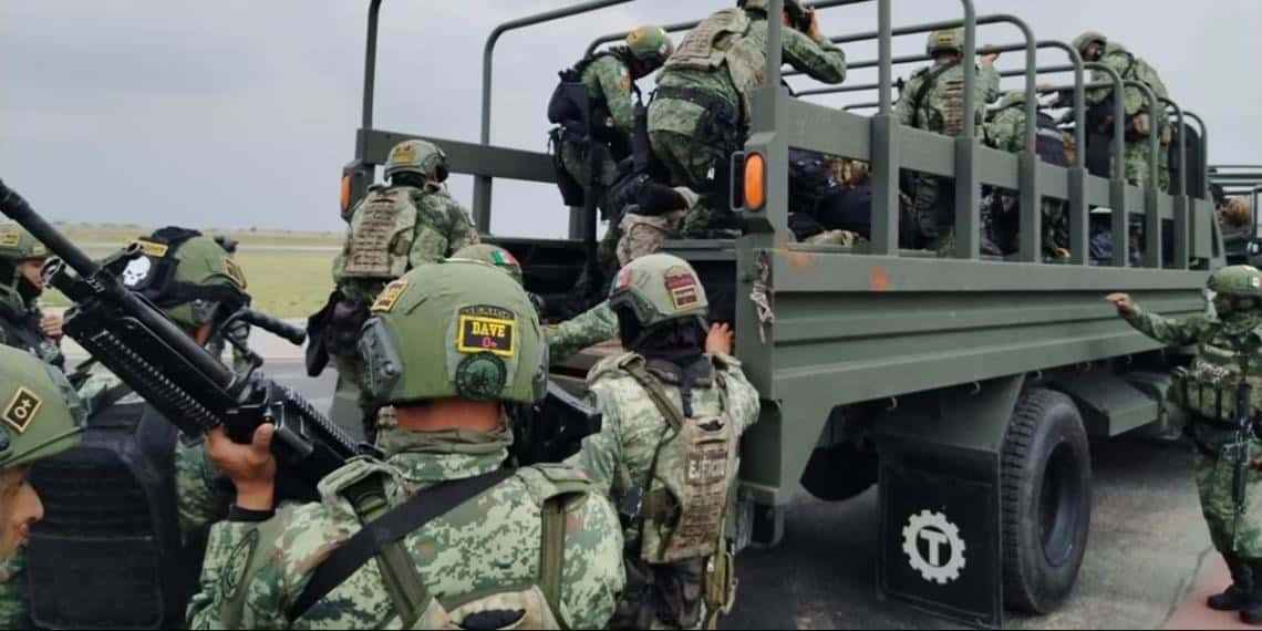 Llegan refuerzos militares y de la Guardia Nacional a Chiapas