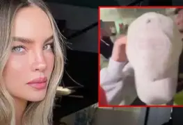 Belinda se disfraza de guardia de seguridad para huir de los reporteros 