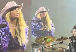 ¿Cuál fue el error que causó el regaño de Paulina Rubio al baterista durante concierto?